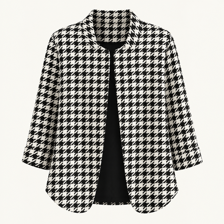 Prudence Houndstooth Blouse product view