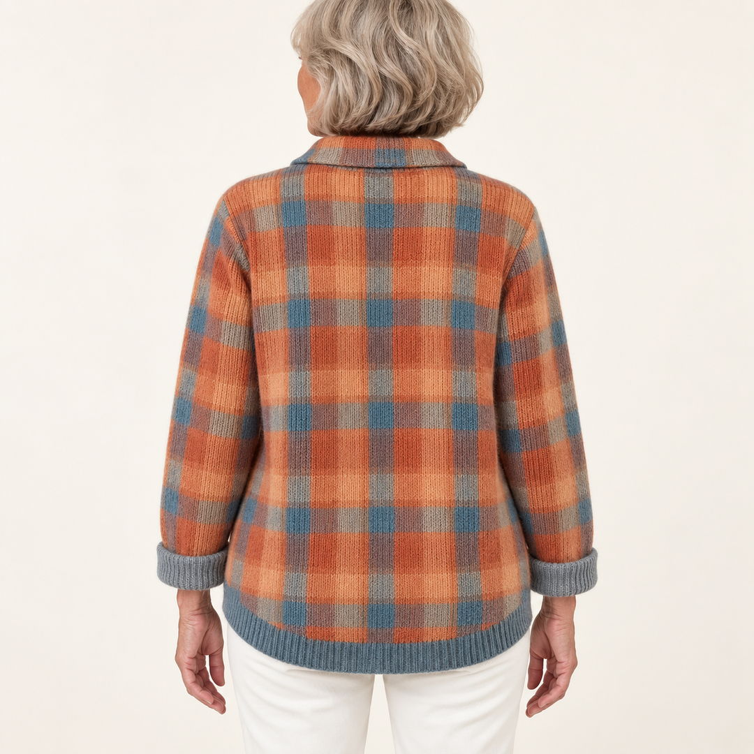 SAFIYA blouse — inferred back view on mature model