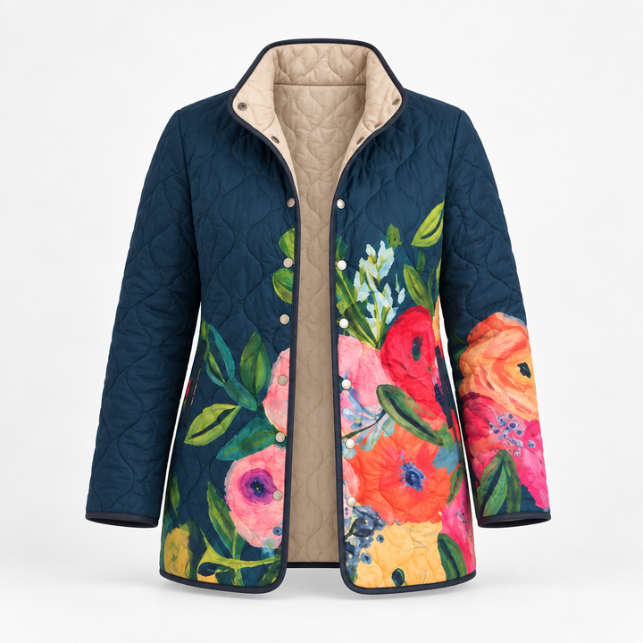 Susannah quilted jacket product-only front view