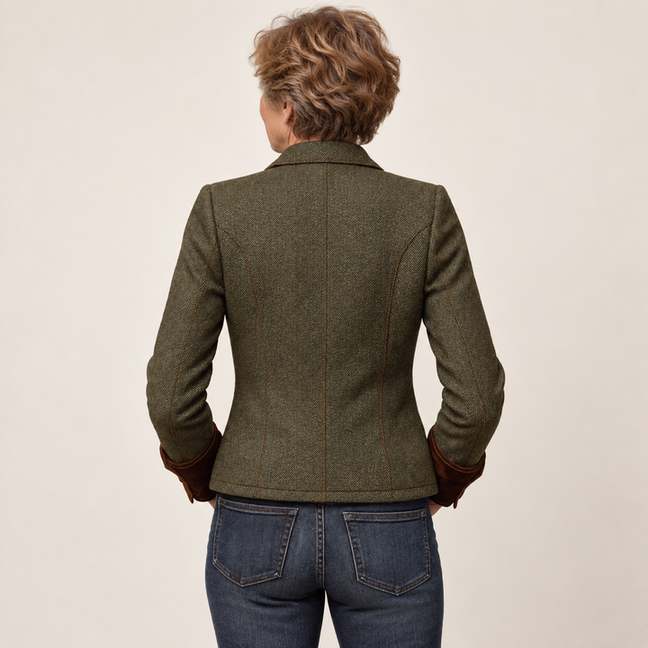 The Evangeline Jacket - clean studio back view